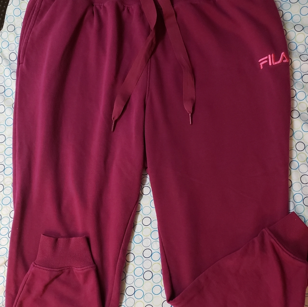 Plum sweatpants